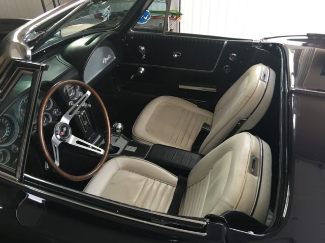 1964 Black Cherry Chevrolet Corvette Convertible