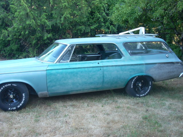 1964 blue Dodge Coronet wagon