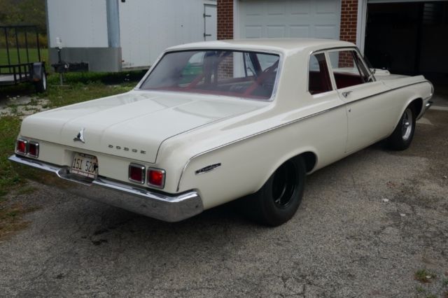 1964 White Dodge 330 Coupe