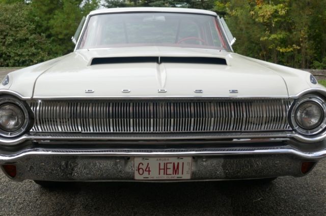1964 White Dodge 330 Coupe