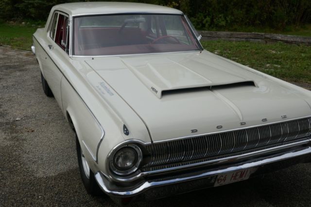1964 White Dodge 330 Coupe