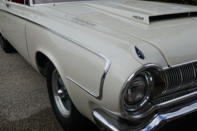 1964 White Dodge 330 Coupe