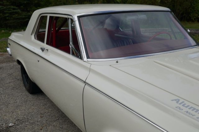 1964 White Dodge 330 Coupe