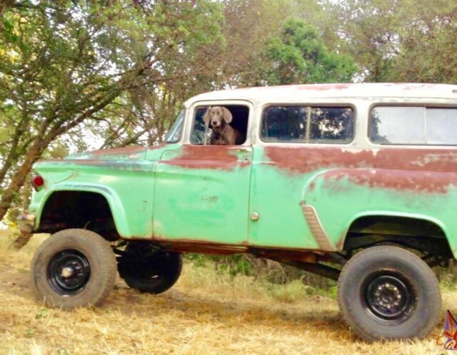 1964 Teal Dodge Power Wagon SUV