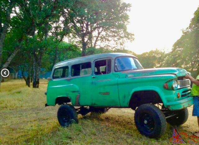 1964 Teal Dodge Power Wagon SUV
