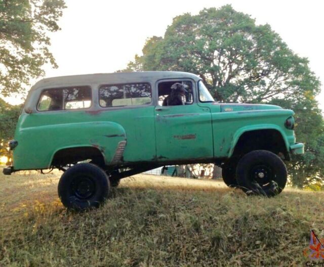 1964 Teal Dodge Power Wagon SUV