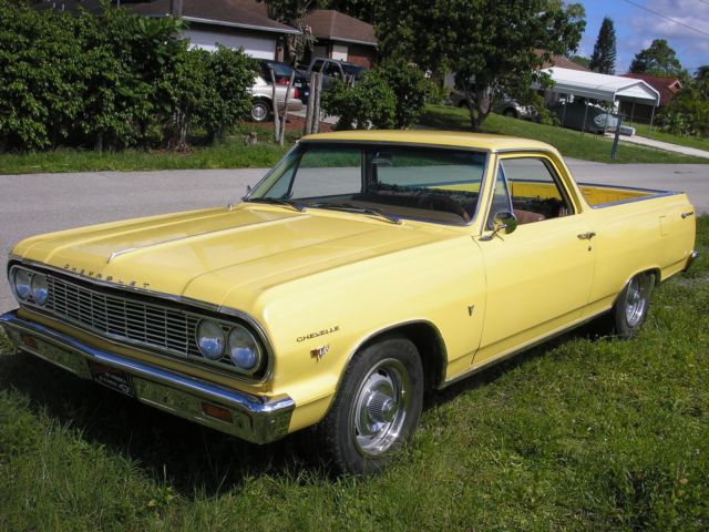 1964 YELLOW Chevrolet El Camino PICKUP