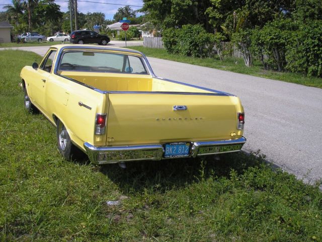 1964 YELLOW Chevrolet El Camino PICKUP