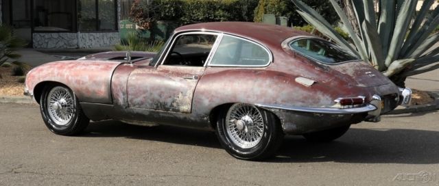 1964 Yellow Jaguar E-Type Coupe