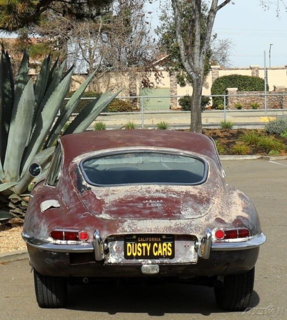 1964 Yellow Jaguar E-Type Coupe