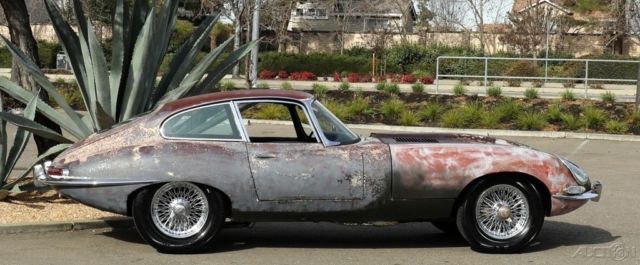1964 Yellow Jaguar E-Type Coupe