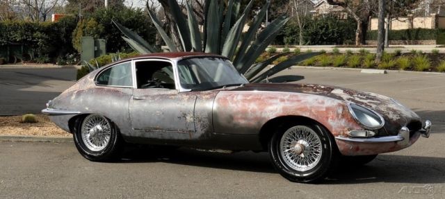 1964 Yellow Jaguar E-Type Coupe
