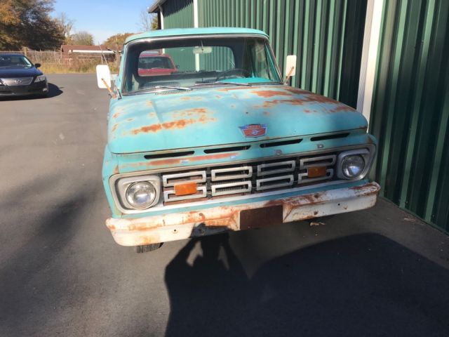 1964 Teal Ford F-100 Pickup