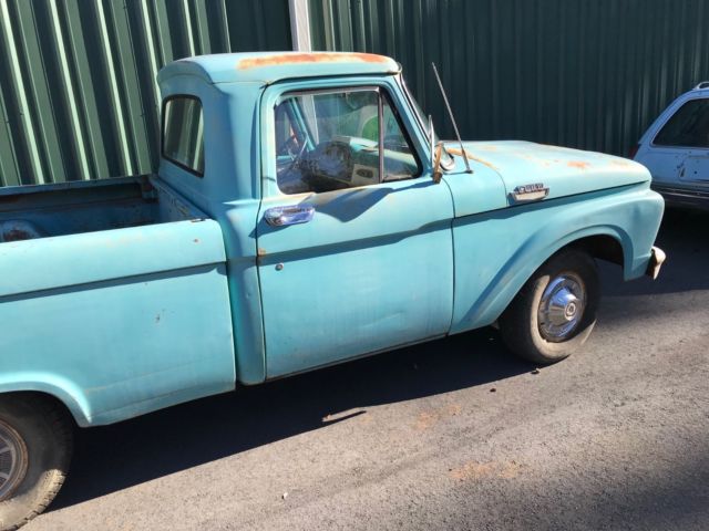 1964 Teal Ford F-100 Pickup