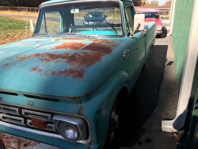 1964 Teal Ford F-100 Pickup