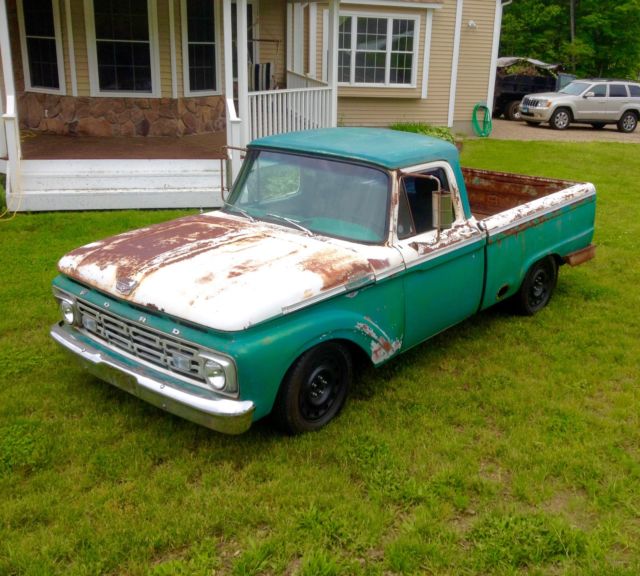 1964 TEAL / WHITE Ford F-100 PICK UP