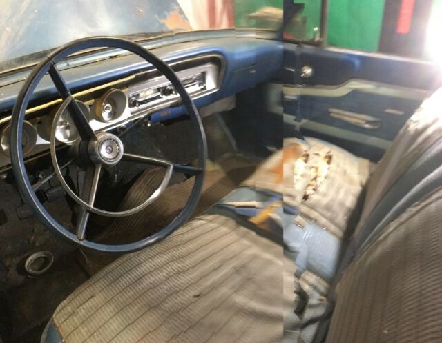 1964 White Ford Fairlane 2 Door Hardtop