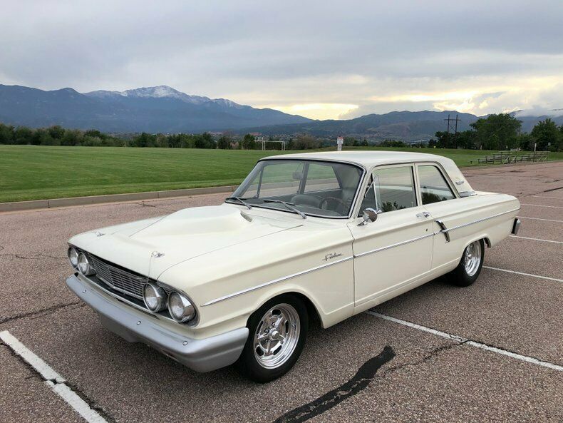 1964 White Ford Fairlane Coupe