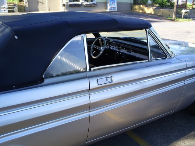 1964 Silver Ford Falcon Convertible