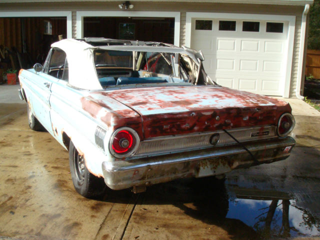 1964 Blue Ford Falcon Convertible