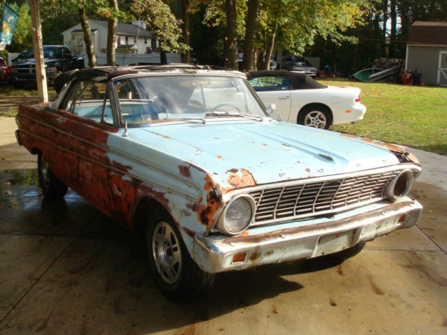 1964 Blue Ford Falcon Convertible