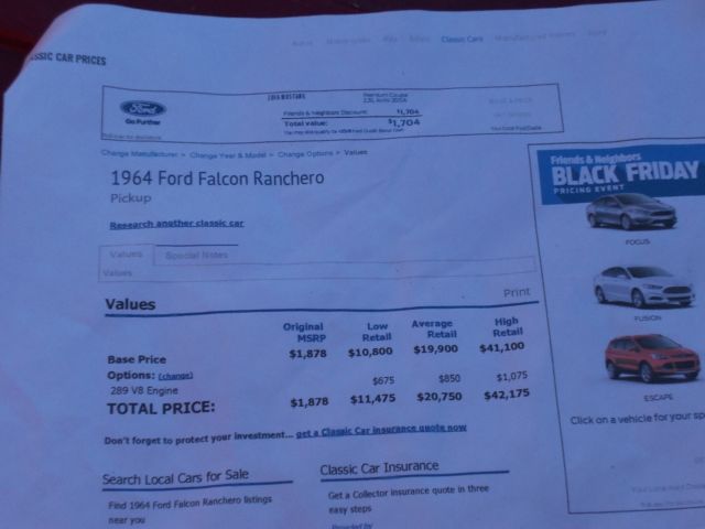 1964 Gray Ford Other Pickups Standard Cab Pickup