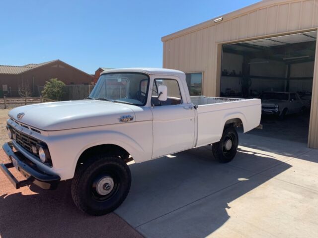 1964 White Ford F-100 Cab & Chassis