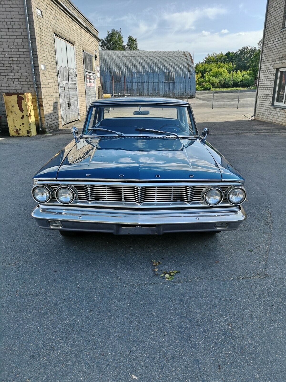 1964 Blue Ford Custom 500 Sedan
