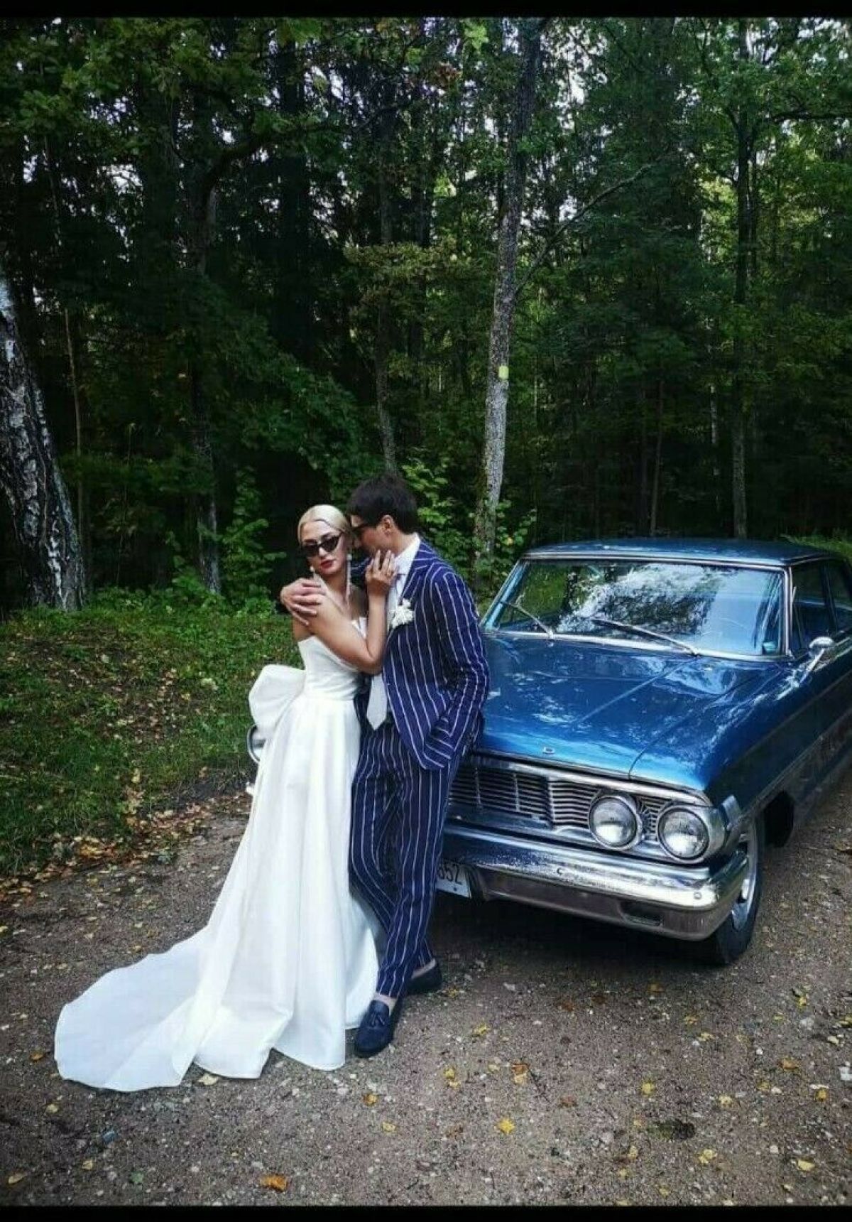 1964 Blue Ford Custom 500 Sedan