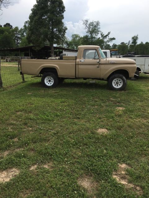 1964 Tan Ford F-100 Standard Cab Pickup