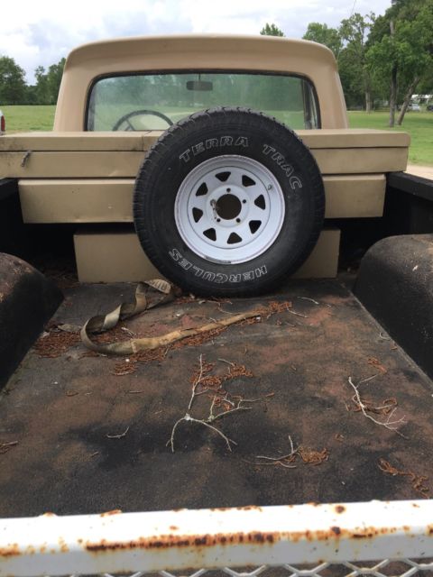 1964 Tan Ford F-100 Standard Cab Pickup