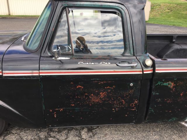 1964 Black Ford F-100 Standard Cab Pickup
