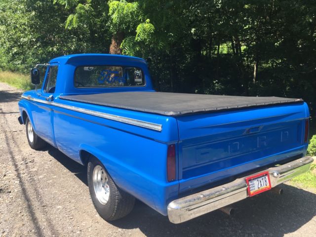 1964 Blue Ford F-100 pickup