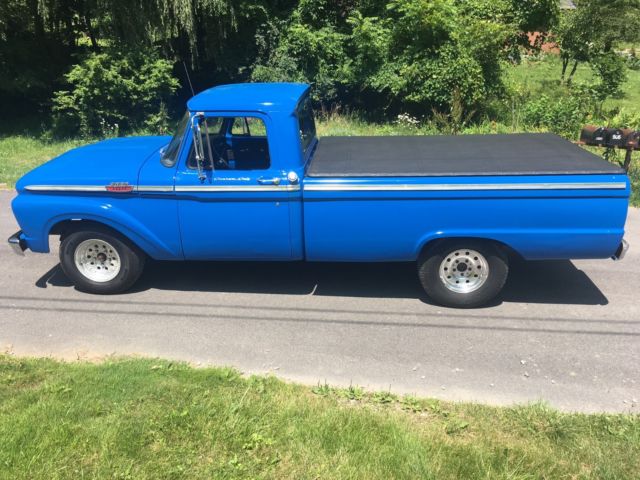 1964 Blue Ford F-100 pickup