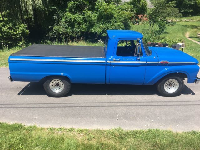 1964 Blue Ford F-100 pickup