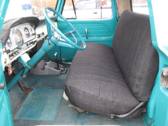 1964 Green Ford F-100 Custom Cab Pickup