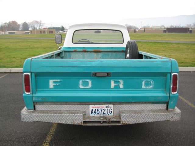 1964 Green Ford F-100 Custom Cab Pickup