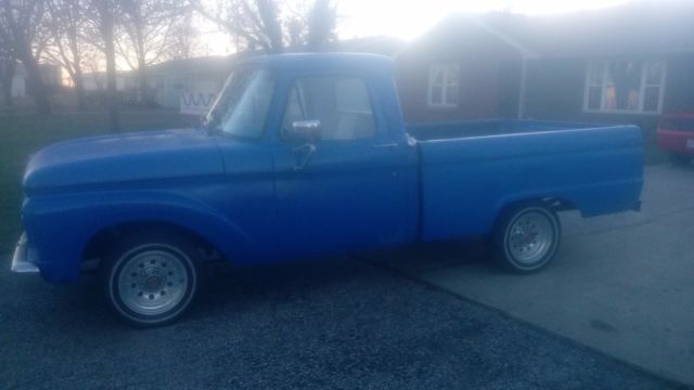 1964 Blue Ford F-100 truck