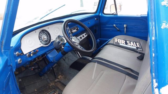 1964 Blue Ford F-100 truck