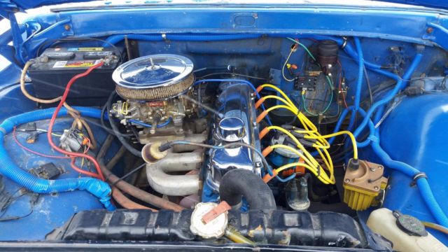 1964 Blue Ford F-100 truck