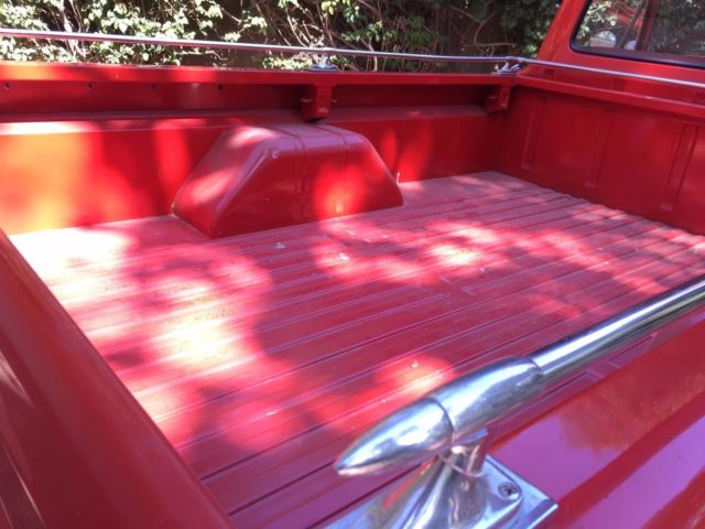 1964 Red Ford F-100 Crew Cab Pickup