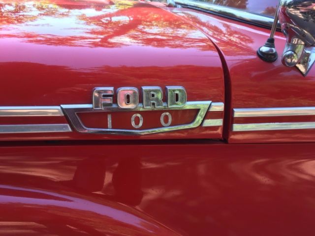 1964 Red Ford F-100 Crew Cab Pickup