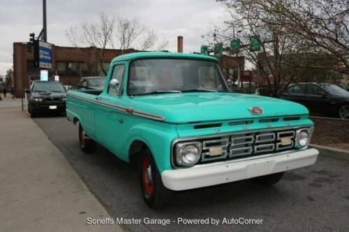 1964 Teal Ford F-100 Standard Cab Pickup