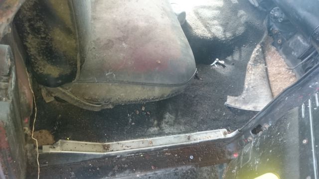 1965 rusty brown Ford F-100 Pickup Truck