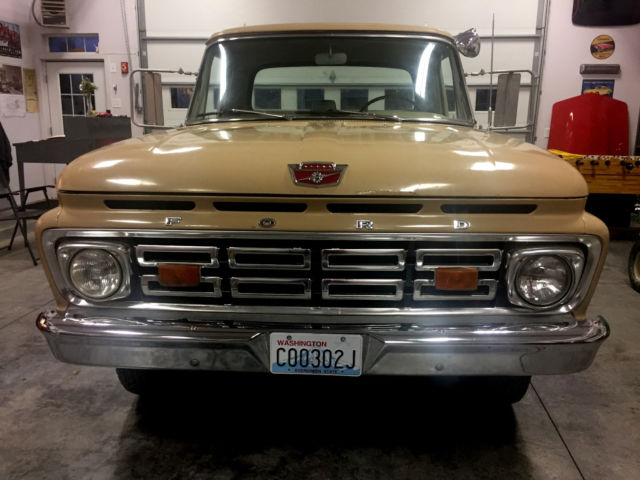 1964 Tan Ford F-250 Standard Cab Pickup
