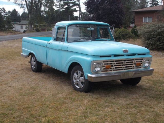 1964 Blue Ford F-250 Standard Cab Pickup