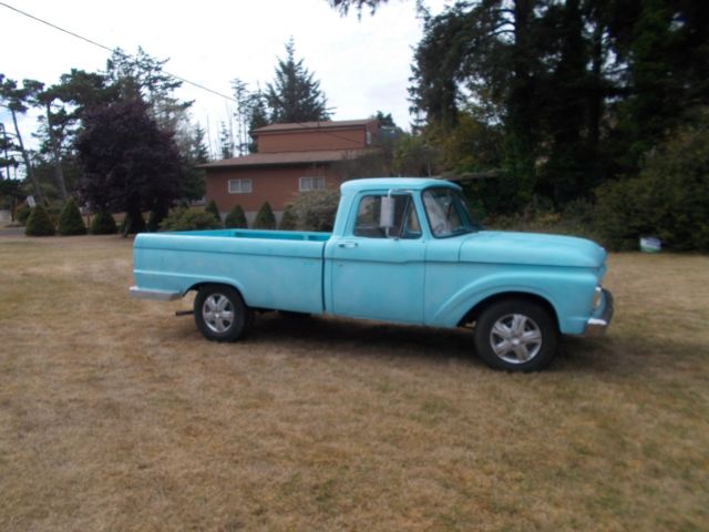 1964 Blue Ford F-250 Standard Cab Pickup