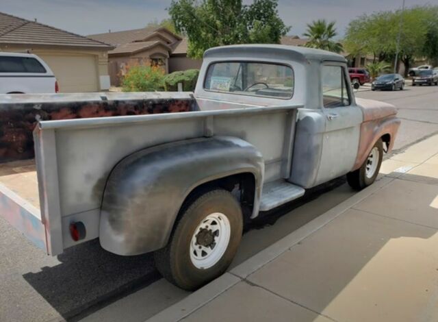 1964 Primer grey Ford F-250 Crew Cab Pickup