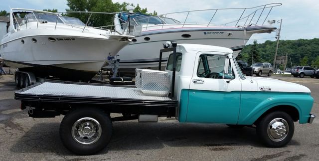 1964 Turquoise and white Ford F-250 Standard Cab Pickup