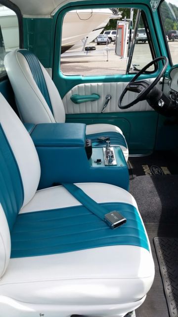 1964 Turquoise and white Ford F-250 Standard Cab Pickup